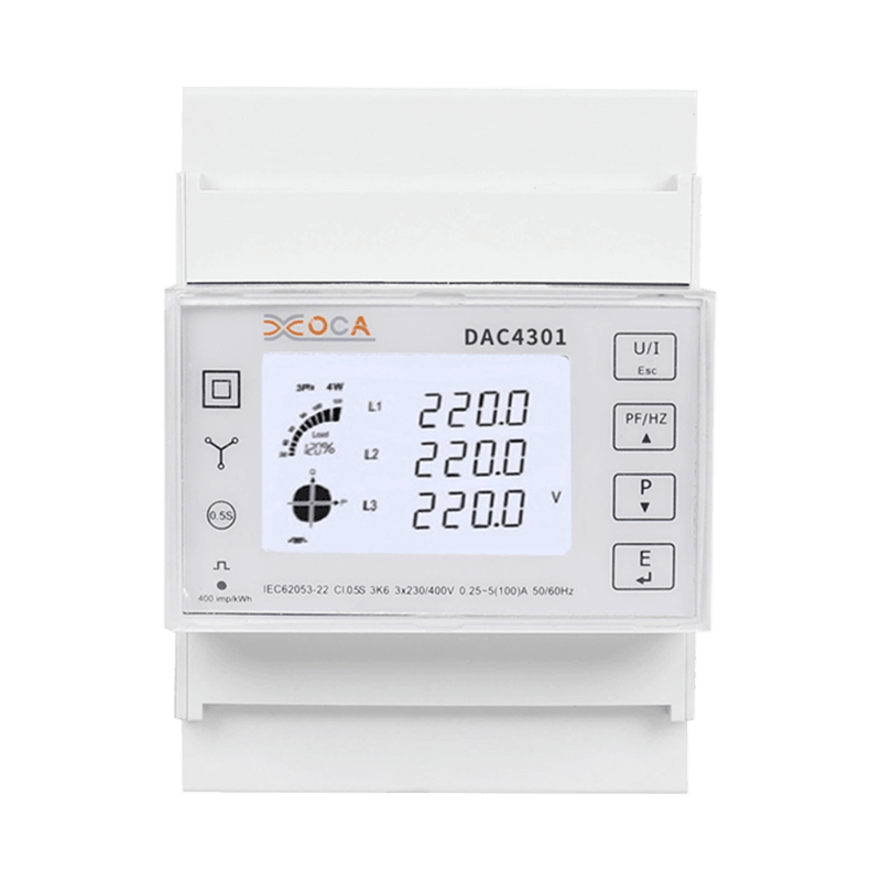 Dac4301 Многотарифный счетчик электроэнергии переменного тока с протоколом Modbus на DIN-рейку