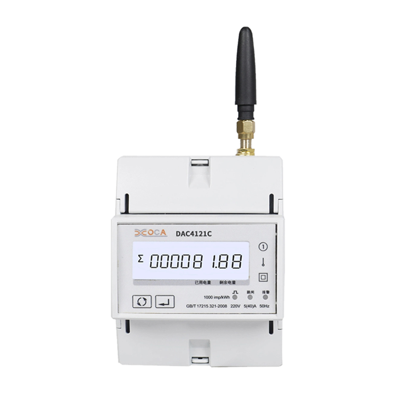 Dac4121C Однофазный беспроводной измеритель мощности Modbus переменного тока на DIN-рейку