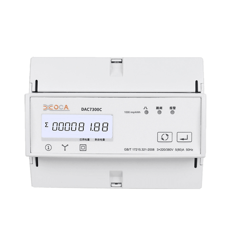 DAC7300C Трехфазный релейный счетчик электроэнергии переменного тока Modbus на DIN-рейку