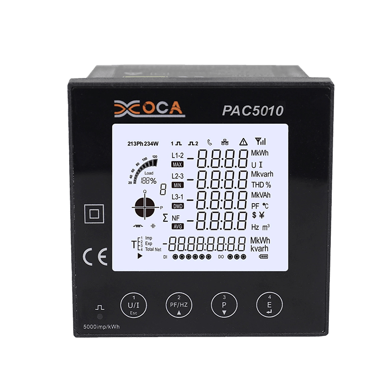 PAC5010 Панель переменного тока RS485 Modbus Цифровой счетчик электроэнергии Измеритель мощности