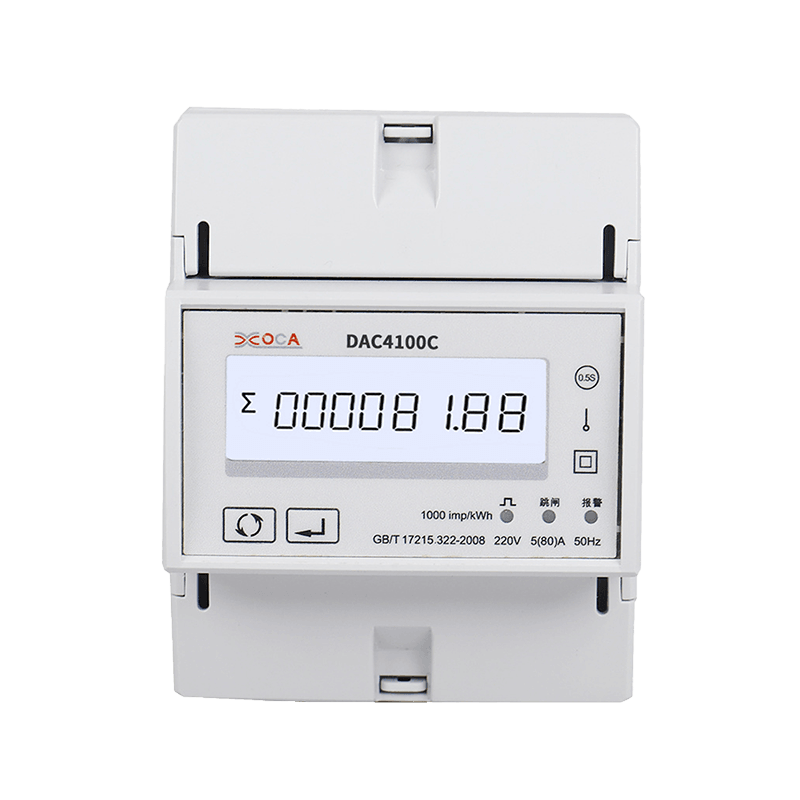 DAC4100C Однофазный счетчик энергии с дистанционным управлением и Modbus на DIN-рейку