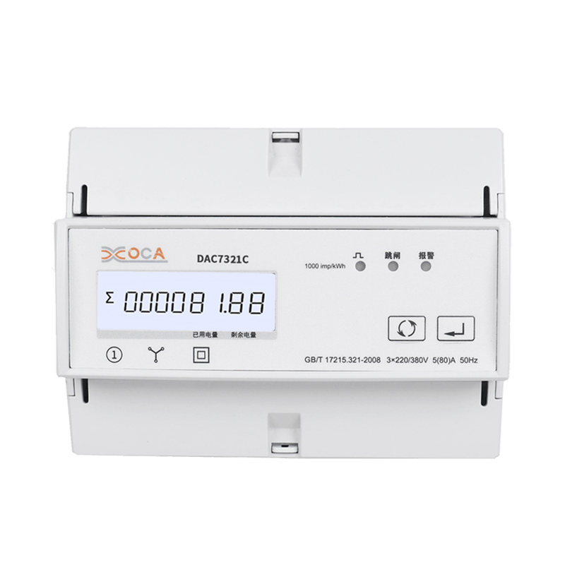 Dac7321c Трехфазный интеллектуальный счетчик электроэнергии Modbus с дистанционным управлением