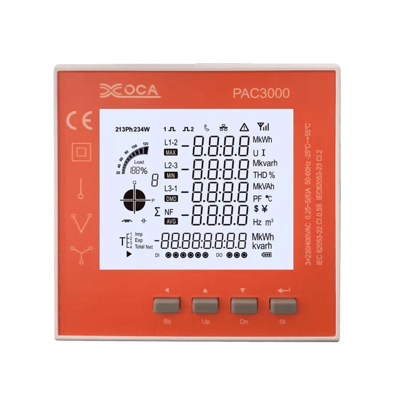 PAC3100 Smart Digital LCD WiFi Электронный измеритель мощности