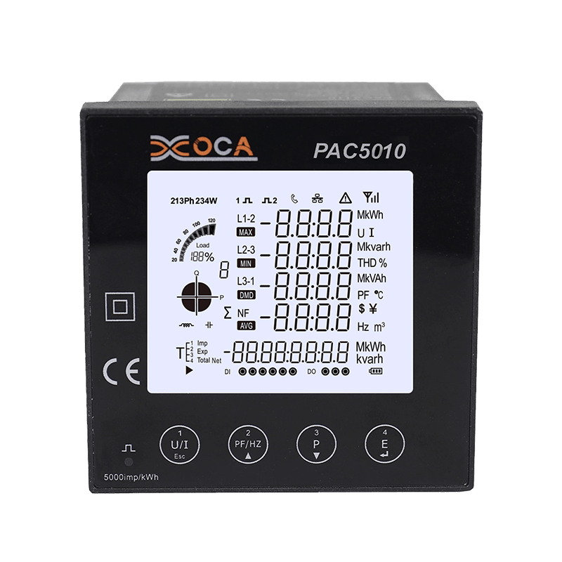 PAC5000 Smart Modbus WiFi Электрический щитовой измеритель мощности Счетчик энергии